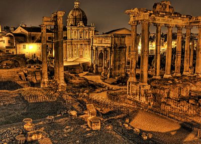 руины, храмы, греческий - оригинальные обои рабочего стола