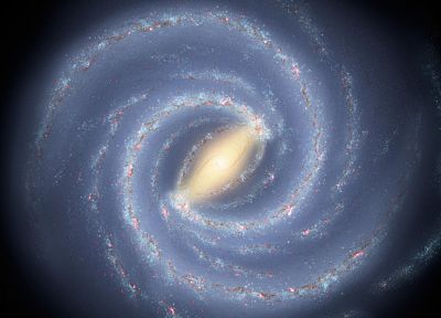 космическое пространство, галактики - оригинальные обои рабочего стола