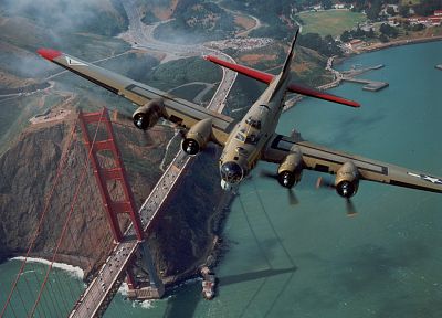 самолет, бомбардировщик, транспортные средства, B- 17 Flying Fortress - похожие обои для рабочего стола