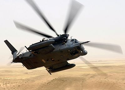 самолет, вертолеты, пустыня, проложить низкий, транспортные средства, MH - 53 Pave Low - похожие обои для рабочего стола