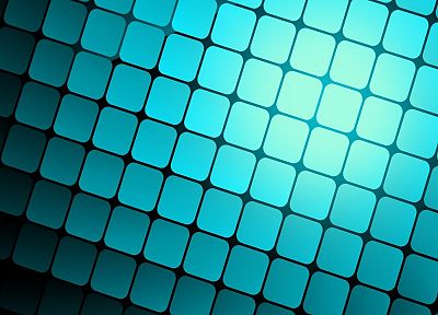 синий, пиксель-арт - обои на рабочий стол