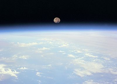 Луна, Земля - случайные обои для рабочего стола