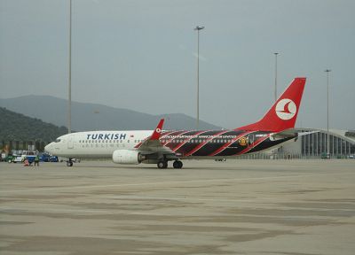 самолет, Турецкий, воздуха, Манчестер Юнайтед - оригинальные обои рабочего стола