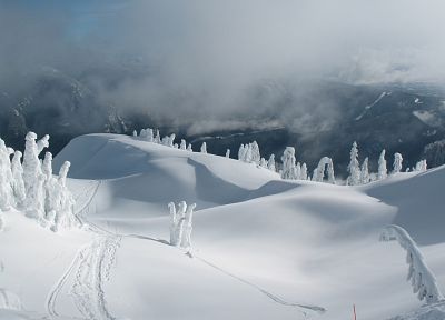 пейзажи, природа, зима, снег, HDR фотографии - оригинальные обои рабочего стола