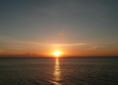закат, океан, Солнце, море - похожие обои для рабочего стола