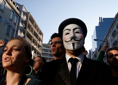 анонимный, Португалия, Гай Фокс, занимать, Занимайте Уолл-стрит - обои на рабочий стол