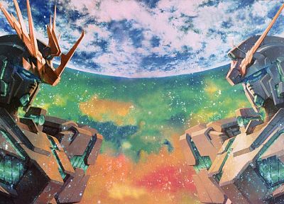 Gundam, произведение искусства - обои на рабочий стол