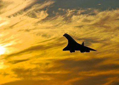 Concorde, небо - копия обоев рабочего стола