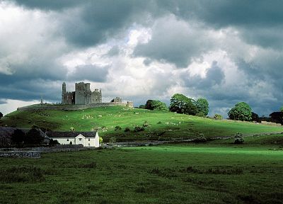 замки, Ирландия, Рок Кашел - похожие обои для рабочего стола