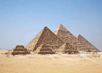 Египет, пирамиды, Великая пирамида в Гизе - обои на рабочий стол