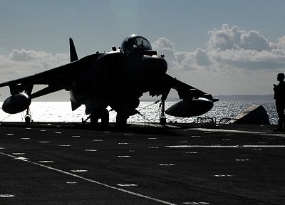 самолет, лунь, транспортные средства, авианосцы, AV-8B Harrier - случайные обои для рабочего стола