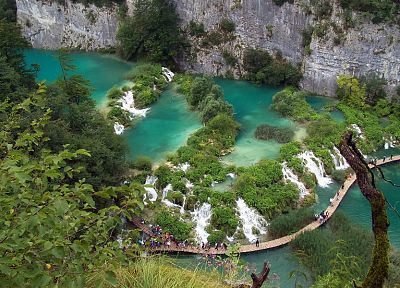 пейзажи, природа, Хорватия, водопады - обои на рабочий стол