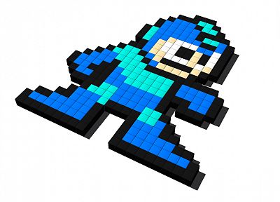 Mega Man, пиксель-арт - обои на рабочий стол