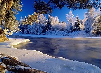 пейзажи, природа, зима, снег - оригинальные обои рабочего стола