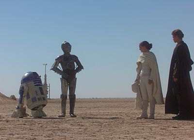 Звездные Войны, C3PO, R2D2 - оригинальные обои рабочего стола
