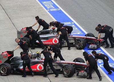Формула 1, транспортные средства, McLaren F1 - копия обоев рабочего стола
