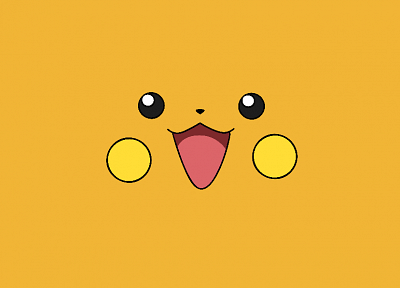 Покемон, желтый цвет, Raichu, аниме, лица, простой - похожие обои для рабочего стола