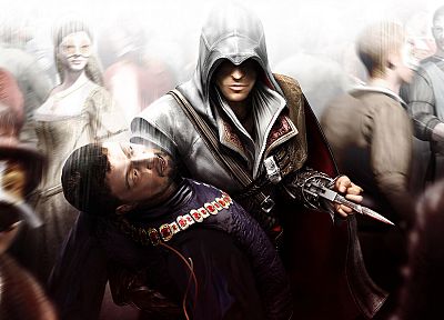 видеоигры, Assassins Creed, Эцио Аудиторе да Фиренце - оригинальные обои рабочего стола