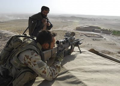 солдаты, армия, военный, снайперы, Афганистан - обои на рабочий стол