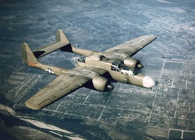 Вторая мировая война, самолеты, P - 61 Black Widow - оригинальные обои рабочего стола