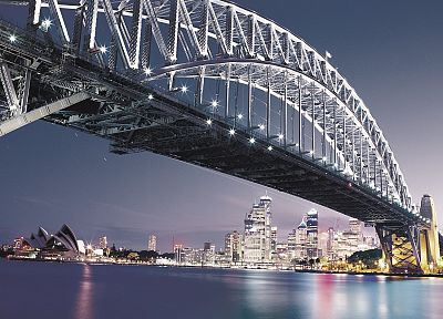мосты, Сидней, Австралия, реки, гаваней - оригинальные обои рабочего стола