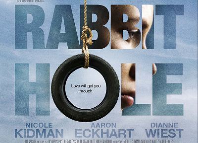 Николь Кидман, Аарон Экхарт, постеры фильмов, автомобильные шины, Кроличья нора - обои на рабочий стол