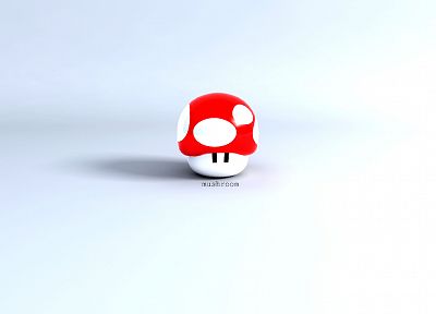 Марио, грибы - оригинальные обои рабочего стола