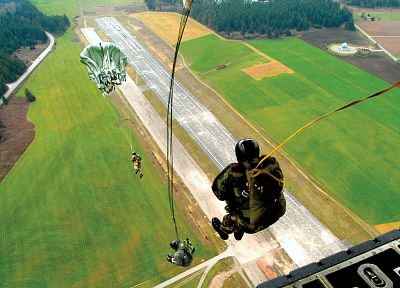 военный, прыжки, в воздухе, ВВС - случайные обои для рабочего стола