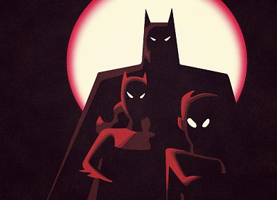 Бэтмен, Робин, Batgirl - копия обоев рабочего стола