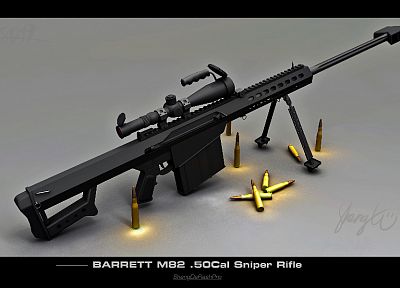 пистолеты, оружие, снайперские винтовки, M82A1 - случайные обои для рабочего стола