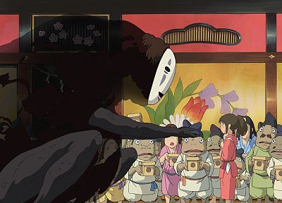 Унесенные призраками, Studio Ghibli - обои на рабочий стол