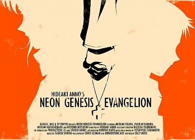 Neon Genesis Evangelion (Евангелион) - оригинальные обои рабочего стола