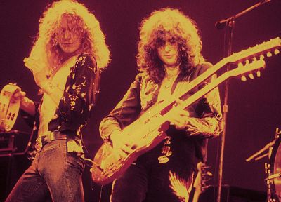 Led Zeppelin, растения, гитары, Джимми Пейдж, гитаристы - случайные обои для рабочего стола