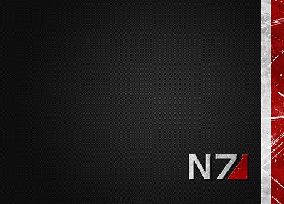 видеоигры, Mass Effect, N7 - оригинальные обои рабочего стола
