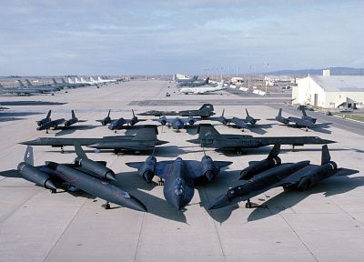 самолет, SR- 71 Blackbird, ВВС США, транспортные средства - обои на рабочий стол