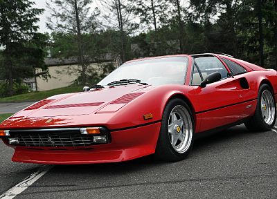автомобили, Феррари, транспортные средства, красные автомобили, Ferrari 308 GTB - оригинальные обои рабочего стола