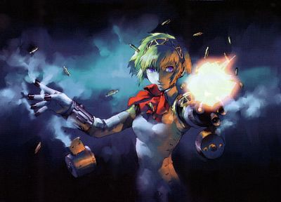 Персона серии, Persona 3, произведение искусства, Aigis - оригинальные обои рабочего стола