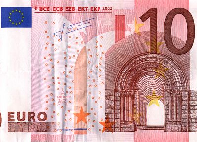 деньги, евро - обои на рабочий стол