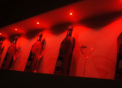 красный цвет, очки, бар, мартини - оригинальные обои рабочего стола