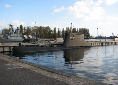 подводная лодка, польский, гаваней - копия обоев рабочего стола
