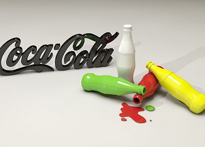 абстракции, Кока-кола - оригинальные обои рабочего стола
