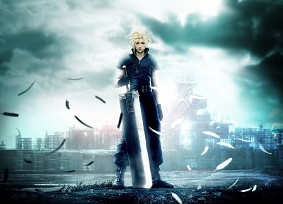 Final Fantasy VII, Final Fantasy VII Advent Children, Cloud Strife - случайные обои для рабочего стола