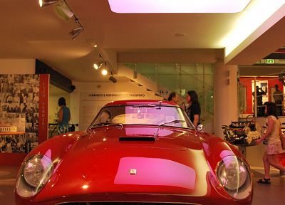автомобили, Феррари, Италия, транспортные средства, Ferrari музей, гоночные автомобили - копия обоев рабочего стола