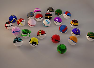 Poke Balls - обои на рабочий стол
