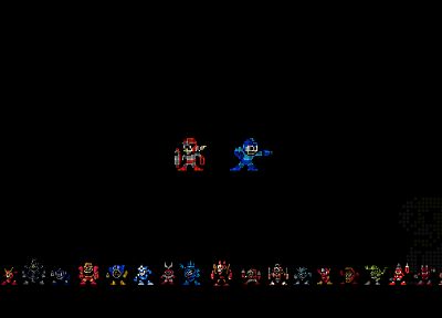 Mega Man, Protoman, Cutman - оригинальные обои рабочего стола