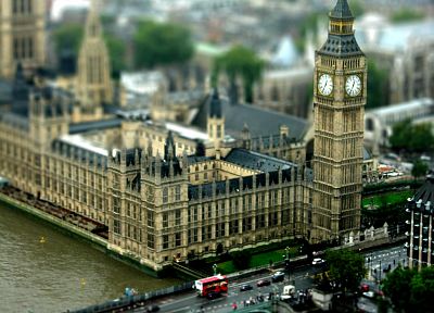 Англия, Лондон, Биг-Бен, сдвигом и наклоном, Здание Парламента, Вестминстерский дворец - обои на рабочий стол