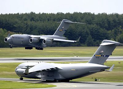самолет, военный, транспортные средства, C- 17 Globemaster - оригинальные обои рабочего стола
