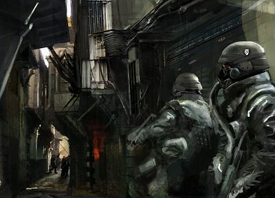 солдаты, видеоигры, произведение искусства, Killzone 2 - оригинальные обои рабочего стола