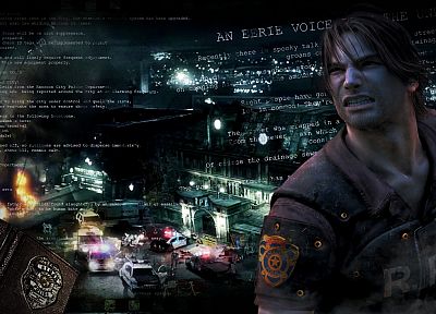 Resident Evil, AageCrow, Кевин Риман, города - оригинальные обои рабочего стола