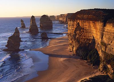 океан, скалы, Австралия, пляжи - копия обоев рабочего стола